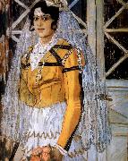 Alexander Yakovlevich GOLOVIN The Woman of spanish Spain oil painting artist